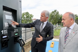 YEN HKMET KONAI YERLEKESNDE ELEKTRKL HIZLI ARJ STASYONU KURULDU